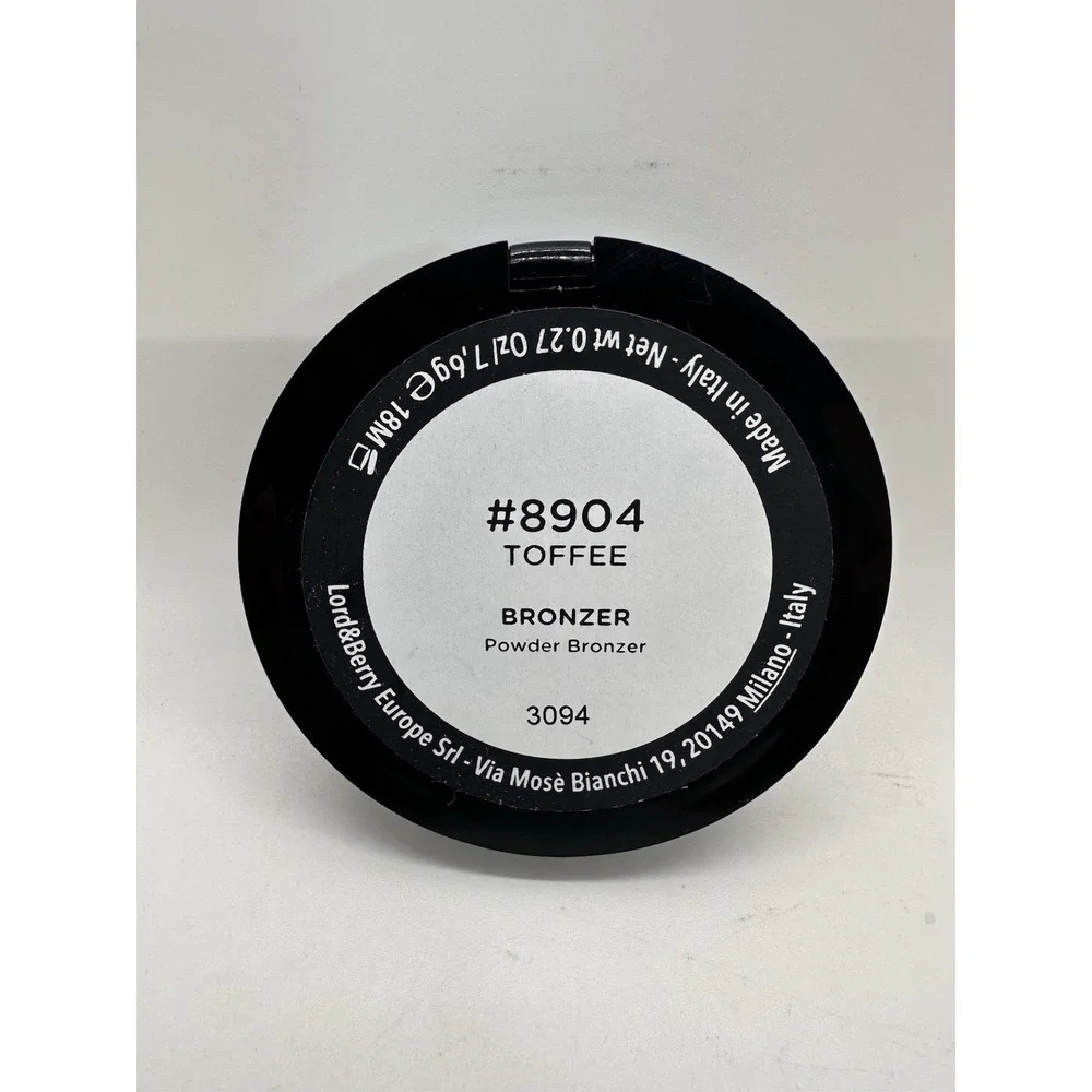Lord & Berry Toffee #8904 Powder Bronzer Compact‎ Made in Italy